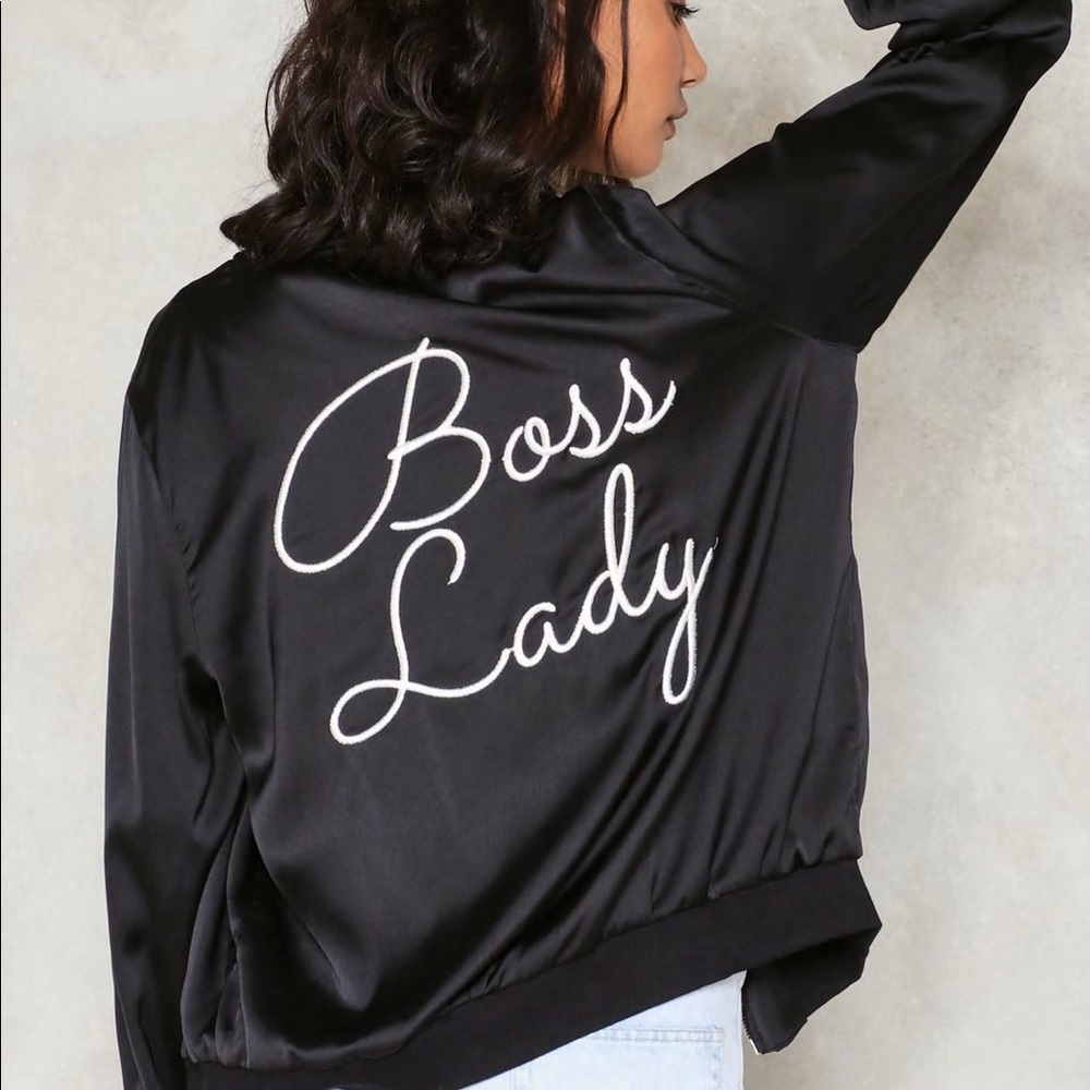 Nasty Gal’a Eight Paris Boss Lady Bomber Jacket